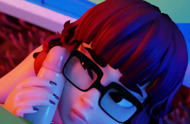 Scooby Doo Velma Graveyard Blowjob With Shaggy 3D Hentai Animation By BlenderKnight